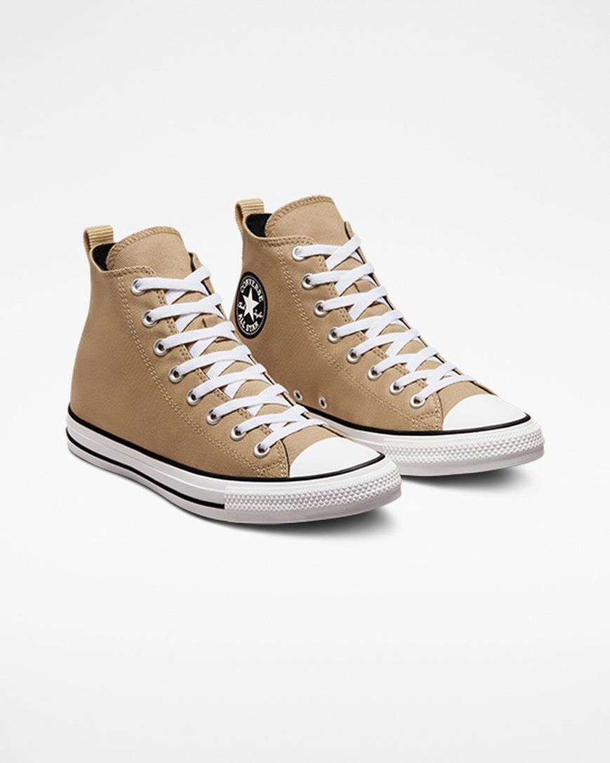 Dámské Boty Vysoké Converse Chuck Taylor All Star Workwear Hnědožlutý Černé | CZ TPGL53